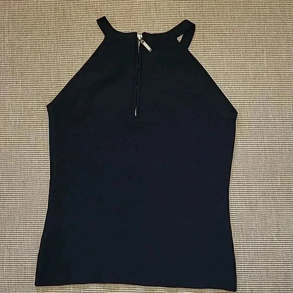 NWOT Gorgeous Eliza  J Cutaway Knit Tank Top Luxe - Black - Size XS - Picture 3 of 8